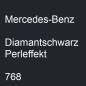 Preview: Mercedes-Benz, Diamantschwarz Perleffekt, 768.